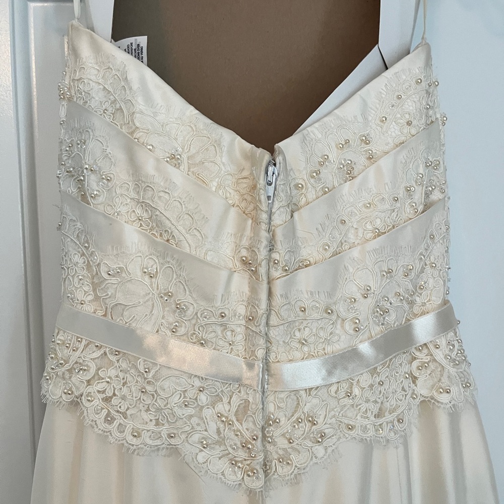 NEW/ NEVER WORN: Paloma Blanca Wedding Dress: style #CA05313 - Picture 15 of 15